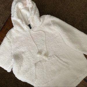 Ambrielle XL Fur Sweater with Hoodie